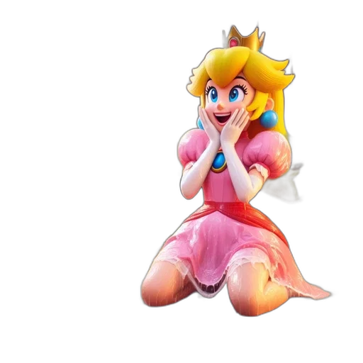 crown, dress, weapon, 3d render transparent PNG cut-out