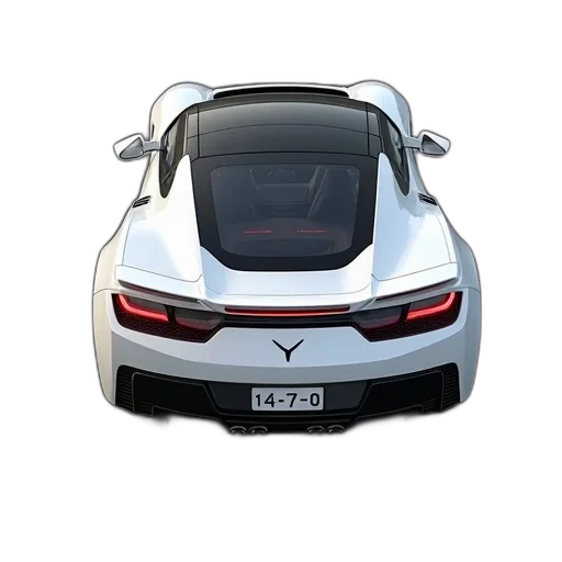 car, 3d render, photorealistic, concept art transparent PNG cut-out