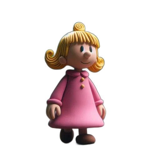 dress, staff, hair, face transparent PNG cut-out