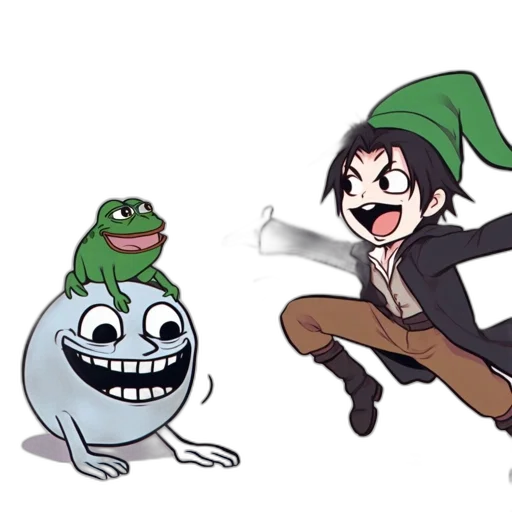 creature, hat, concept art, anime transparent PNG cut-out