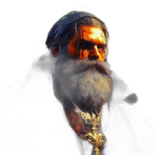 mask, face, staff, fantasy art transparent PNG cut-out