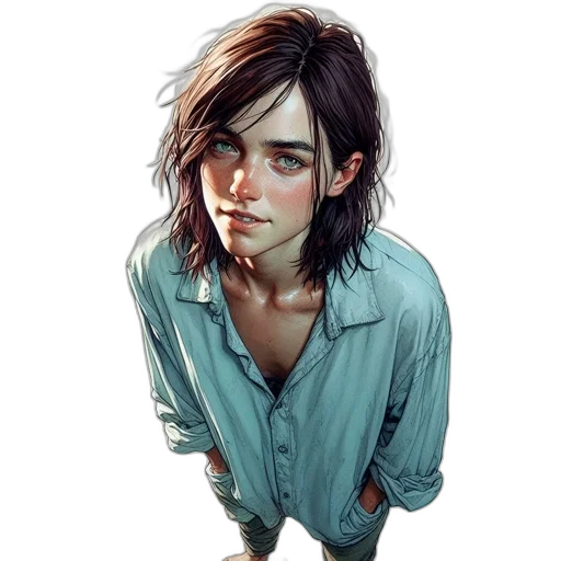 jacket, face, photorealistic, concept art transparent PNG cut-out