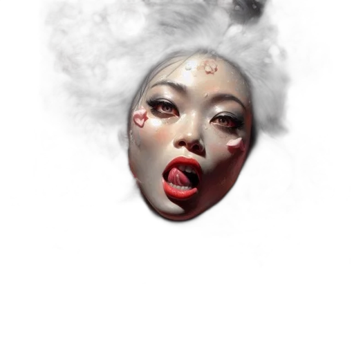 mask, face, creature, crown transparent PNG cut-out
