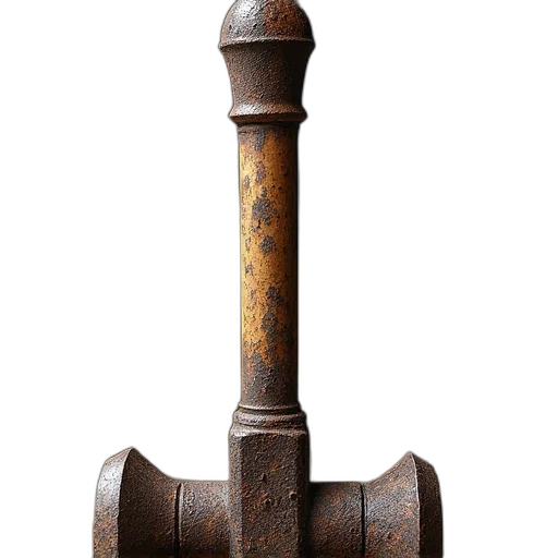 staff, sword, weapon, crown transparent PNG cut-out