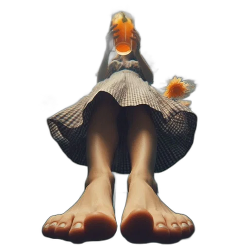 shoes, dress, mask, creature transparent PNG cut-out