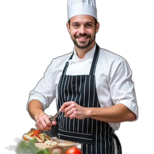 staff, food, hat, face transparent PNG cut-out