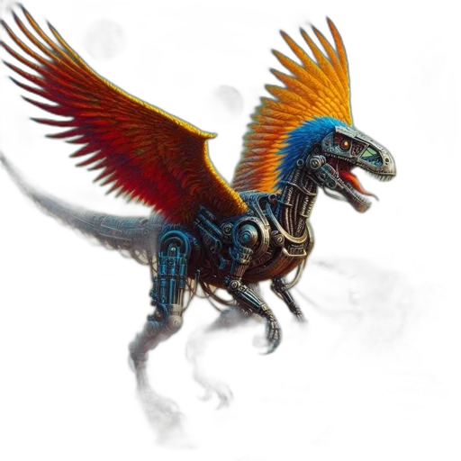 dragon, creature, animal, staff transparent PNG cut-out