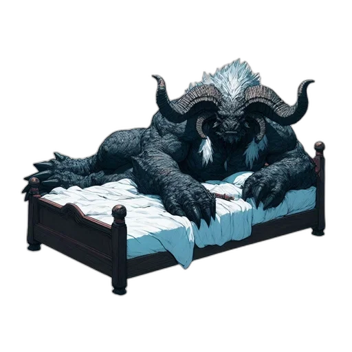 creature, dragon, animal, furniture transparent PNG cut-out