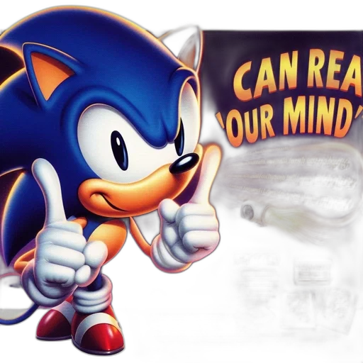 3d render, concept art, pixel art, sonic transparent PNG cut-out