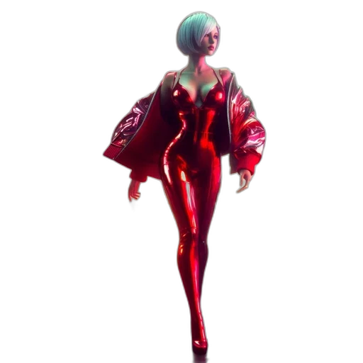 jacket, robot, dress, creature transparent PNG cut-out