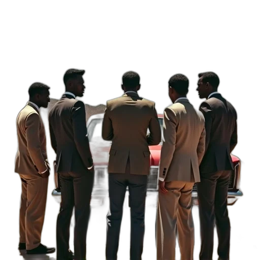 staff, car, jacket, concept art transparent PNG cut-out