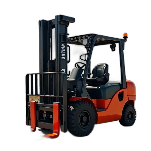 toyota, forklift transparent PNG cut-out