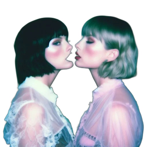 face, dress, mask, photorealistic transparent PNG cut-out