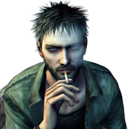 face, jacket, mask, cyberpunk transparent PNG cut-out