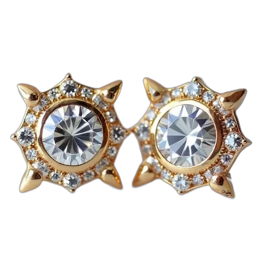 jewelry, crown, two, tone transparent PNG cut-out