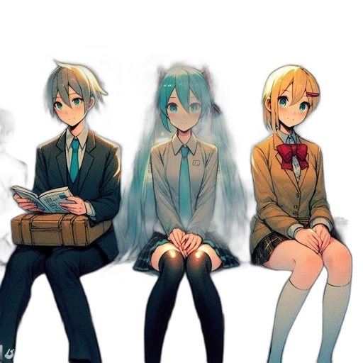 staff, robot, furniture, dress transparent PNG cut-out