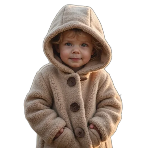 jacket, photorealistic, 3d render, earth tones transparent PNG cut-out