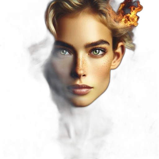 crown, face, flower, jewelry transparent PNG cut-out