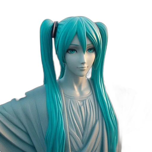 3d render, vaporwave, anime, concept art transparent PNG cut-out