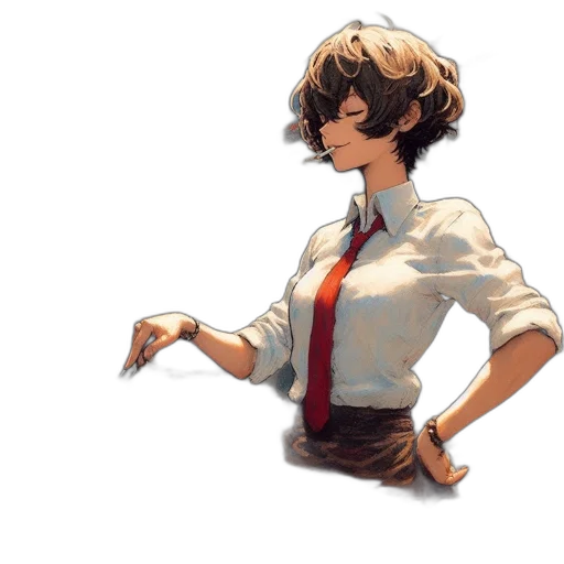 staff, dress, jacket, weapon transparent PNG cut-out