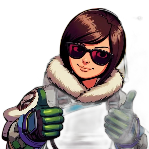 jacket, staff, weapon, robot transparent PNG cut-out
