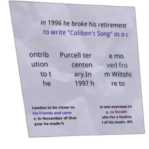 1996, broke, his, retirement transparent PNG cut-out