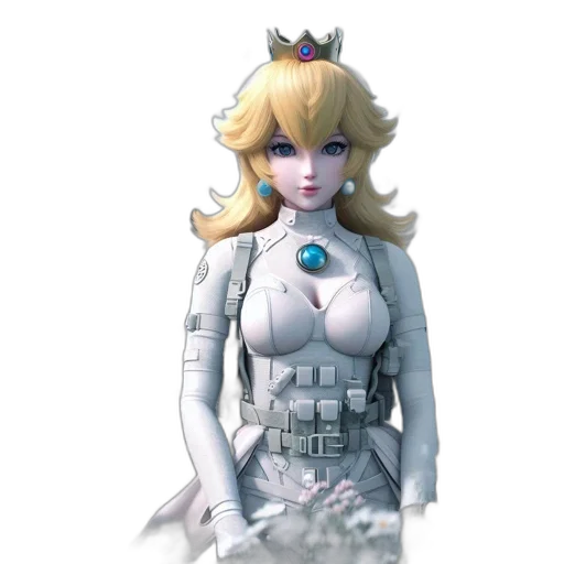 crown, dress, robot, concept art transparent PNG cut-out