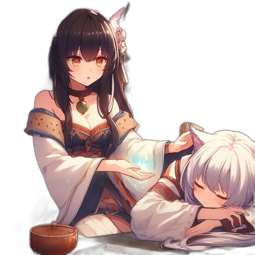 weapon, dragon, sword, staff transparent PNG cut-out