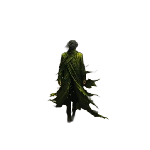 creature, tree, dress, jacket transparent PNG cut-out