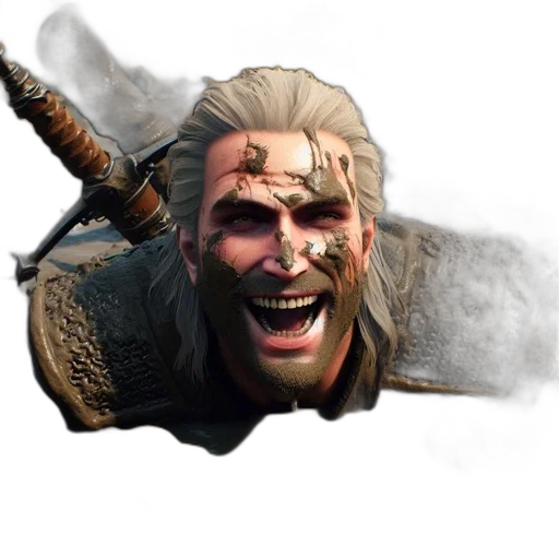 face, sword, weapon, mask transparent PNG cut-out
