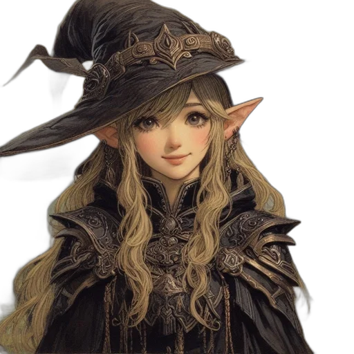 hat, staff, face, dragon transparent PNG cut-out