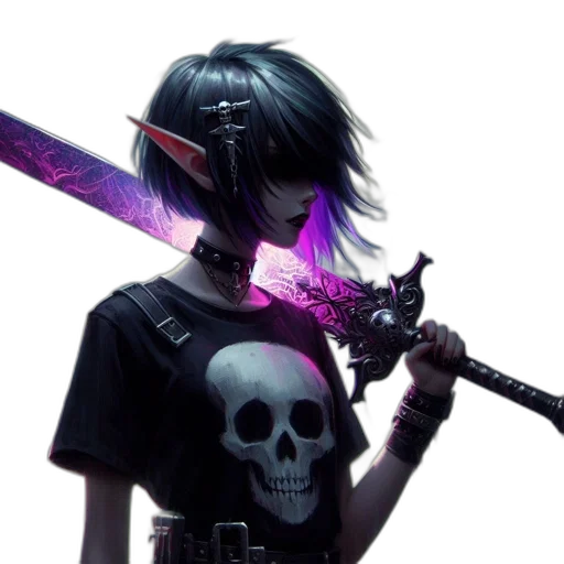 sword, weapon, staff, mask transparent PNG cut-out