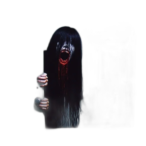 hair, creature, mask, staff transparent PNG cut-out