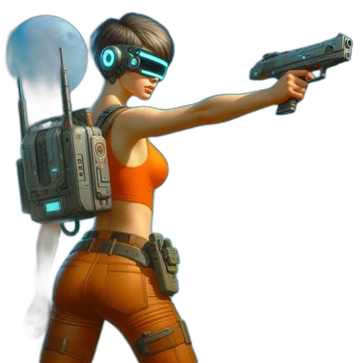 weapon, staff, concept art, 3d render transparent PNG cut-out