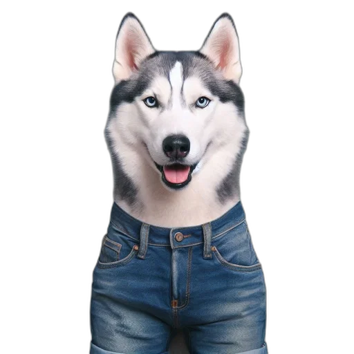 animal, jacket, creature, 3d render transparent PNG cut-out
