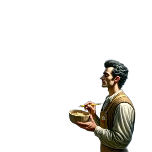 food, staff, hat, weapon transparent PNG cut-out