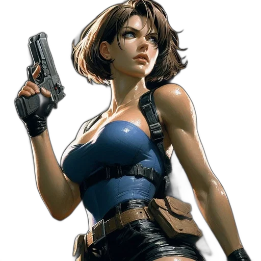 weapon, concept art, comic book art, cyberpunk transparent PNG cut-out