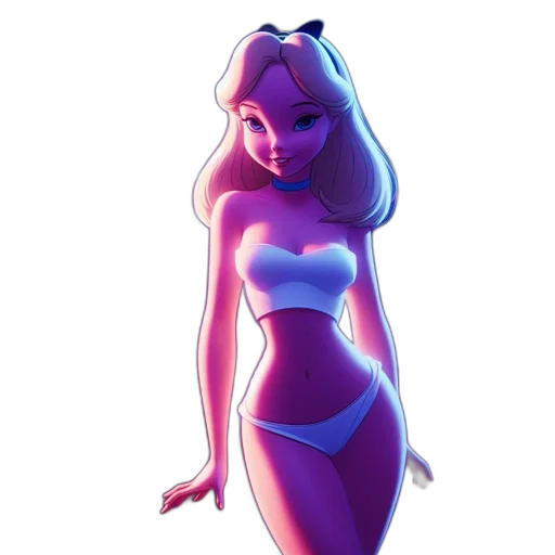 dress, concept art, 3d render, cartoon transparent PNG cut-out