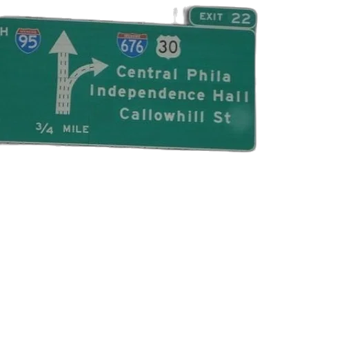 highway, sign, points, central transparent PNG cut-out