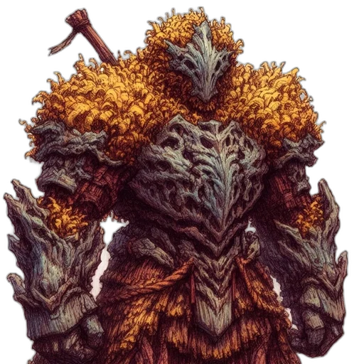creature, staff, dragon, crown transparent PNG cut-out