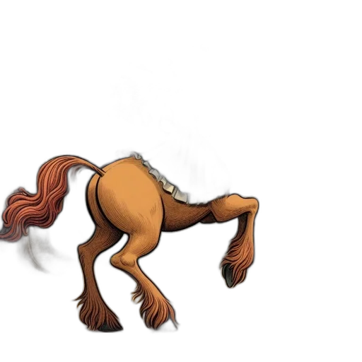 animal, creature, hair, staff transparent PNG cut-out