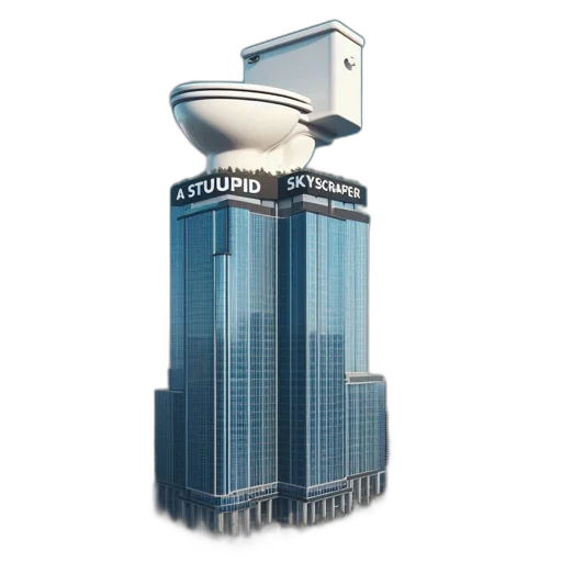 building, robot, furniture, 3d render transparent PNG cut-out