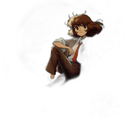 staff, hair, creature, robot transparent PNG cut-out
