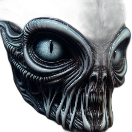 mask, creature, face, robot transparent PNG cut-out