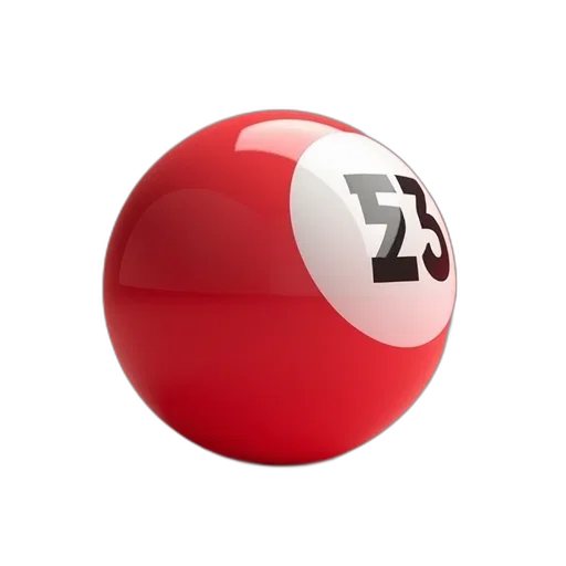 3d render, photorealistic, red, white transparent PNG cut-out