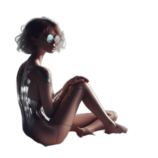dress, mask, jewelry, robot transparent PNG cut-out