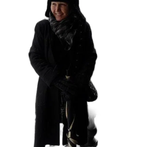 staff, jacket, hat, umbrella transparent PNG cut-out