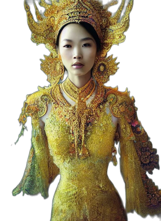dress, jewelry, crown, dragon transparent PNG cut-out