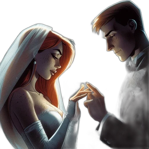 concept art, comic book art, fantasy art, watercolor transparent PNG cut-out