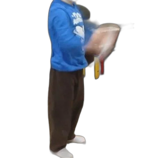 creature, staff, jacket, shoes transparent PNG cut-out
